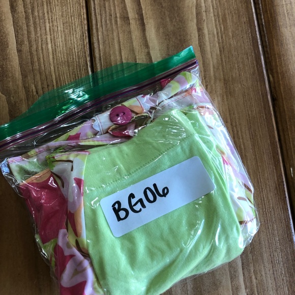 0/3m NWT RicRac & Ruffles 2 pc Outfit perfect for Spring! - Picture 4 of 9